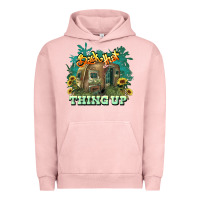 Pigment Salmon Back that thing up Urban Hoodie - HowdyJamesFarm