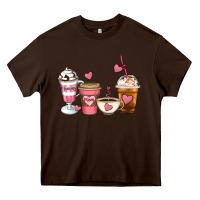 Chocolate Brown Mommy coffee Heavy Core Tee - Artiststas
