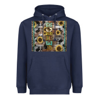 Navy Senior 2023 western Heavyweight Hoodie - NancyCooperArtShop
