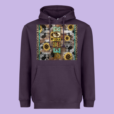 Senior 2023 Western Heavyweight Hoodie Designed By Nancycooperartshop