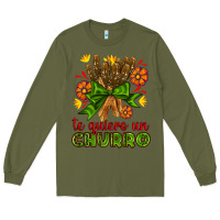 Army Green Te Gueiro un churro Long Sleeve Tee - AdoDesignShop