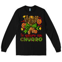 Black Te Gueiro un churro Long Sleeve Tee - AdoDesignShop