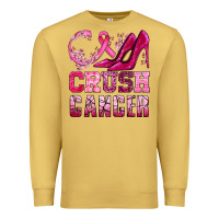Antique Gold crush cancer high heels bbs Premium Sweatshirt - BundleAndBundleShop