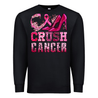 Black crush cancer high heels bbs Premium Sweatshirt - BundleAndBundleShop