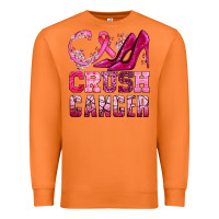 Carrot crush cancer high heels bbs Premium Sweatshirt - BundleAndBundleShop