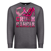 Charcoal Heather crush cancer high heels bbs Premium Sweatshirt - BundleAndBundleShop