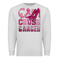 Dove Grey crush cancer high heels bbs Premium Sweatshirt - BundleAndBundleShop