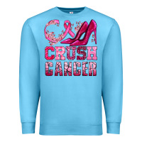 Ocean Blue crush cancer high heels bbs Premium Sweatshirt - BundleAndBundleShop