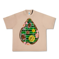 Burro american football and western roses teardrop Urban Heavy Tee - BundleAndBundleShop