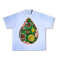 Grape Ice american football and western roses teardrop Urban Heavy Tee - BundleAndBundleShop