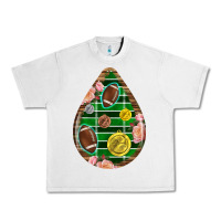 Lunar Rock american football and western roses teardrop Urban Heavy Tee - BundleAndBundleShop