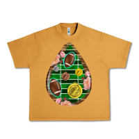 Peanut Butter american football and western roses teardrop Urban Heavy Tee - BundleAndBundleShop