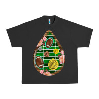 Pigment Black american football and western roses teardrop Urban Heavy Tee - BundleAndBundleShop