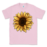Bubblegum Pink sunflower Classic Tee - JahusDesignShop