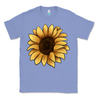 Colony Blue sunflower Classic Tee - JahusDesignShop
