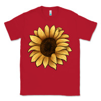 Red sunflower Classic Tee - JahusDesignShop