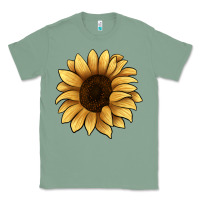 Sage sunflower Classic Tee - JahusDesignShop