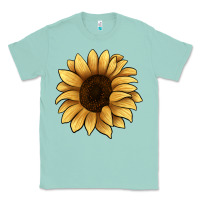 Seafoam sunflower Classic Tee - JahusDesignShop