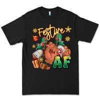 Black festive af christmas black man sneakers Premium Tee - RanaPortraitStore
