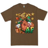 Cacao festive af christmas black man sneakers Premium Tee - RanaPortraitStore
