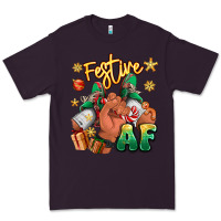 Plum festive af christmas black man sneakers Premium Tee - RanaPortraitStore