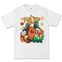White festive af christmas black man sneakers Premium Tee - RanaPortraitStore