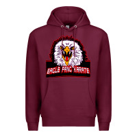 Burgundy Eagle Fang Karate Premium Hoodie - Bettercallsaul