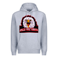 Heather Grey Eagle Fang Karate Premium Hoodie - Bettercallsaul