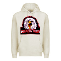Oatmeal Heather Eagle Fang Karate Premium Hoodie - Bettercallsaul
