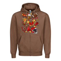 Chestnut i'm a hot mess, always stressed,and proudly a foot Zipper Hoodie - MaliasSmallBusiness