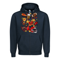 Navy i'm a hot mess, always stressed,and proudly a foot Zipper Hoodie - MaliasSmallBusiness