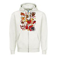 Oatmeal Heather i'm a hot mess, always stressed,and proudly a foot Zipper Hoodie - MaliasSmallBusiness