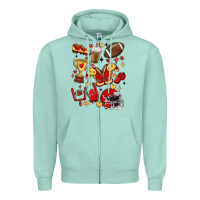 Seafoam i'm a hot mess, always stressed,and proudly a foot Zipper Hoodie - MaliasSmallBusiness