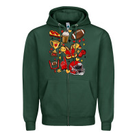 Sports Green i'm a hot mess, always stressed,and proudly a foot Zipper Hoodie - MaliasSmallBusiness