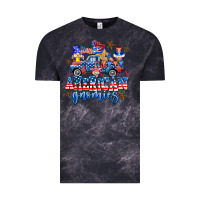 Cloud Black American truck gnomes Vintage Tee - AdoDesignShop