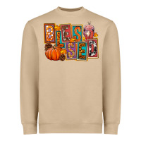 Mushroom blessed thanksgiving Heavyweight Sweatshirt - FaDigitalArtStudio