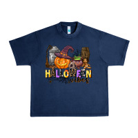 Navy halloween vibes Urban Heavy Tee - AdoDesignShop