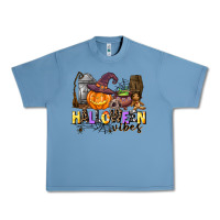 Pebble Blue halloween vibes Urban Heavy Tee - AdoDesignShop