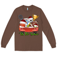 Chestnut tis the season sports truck christmas Long Sleeve Tee - AdoDesignShop