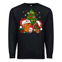 Black christmas sports bbs Premium Sweatshirt - BundleAndBundleShop