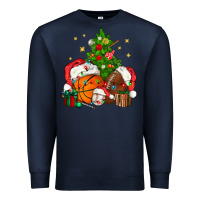 Navy christmas sports bbs Premium Sweatshirt - BundleAndBundleShop