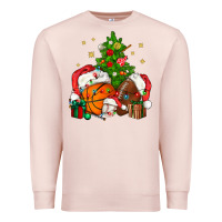 Pale Pink christmas sports bbs Premium Sweatshirt - BundleAndBundleShop