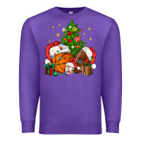 Purple christmas sports bbs Premium Sweatshirt - BundleAndBundleShop