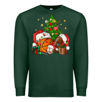 Sports Green christmas sports bbs Premium Sweatshirt - BundleAndBundleShop