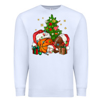White christmas sports bbs Premium Sweatshirt - BundleAndBundleShop
