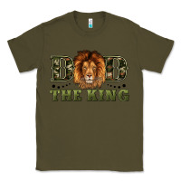 Army Green dad the king Classic Tee - Artiststas