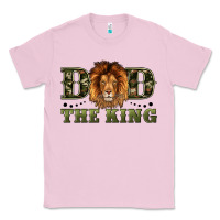 Bubblegum Pink dad the king Classic Tee - Artiststas