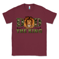 Burgundy dad the king Classic Tee - Artiststas
