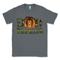 Charcoal Heather dad the king Classic Tee - Artiststas