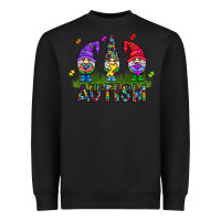 Black autism Gnome Heavyweight Sweatshirt - CowhideDigitalArt